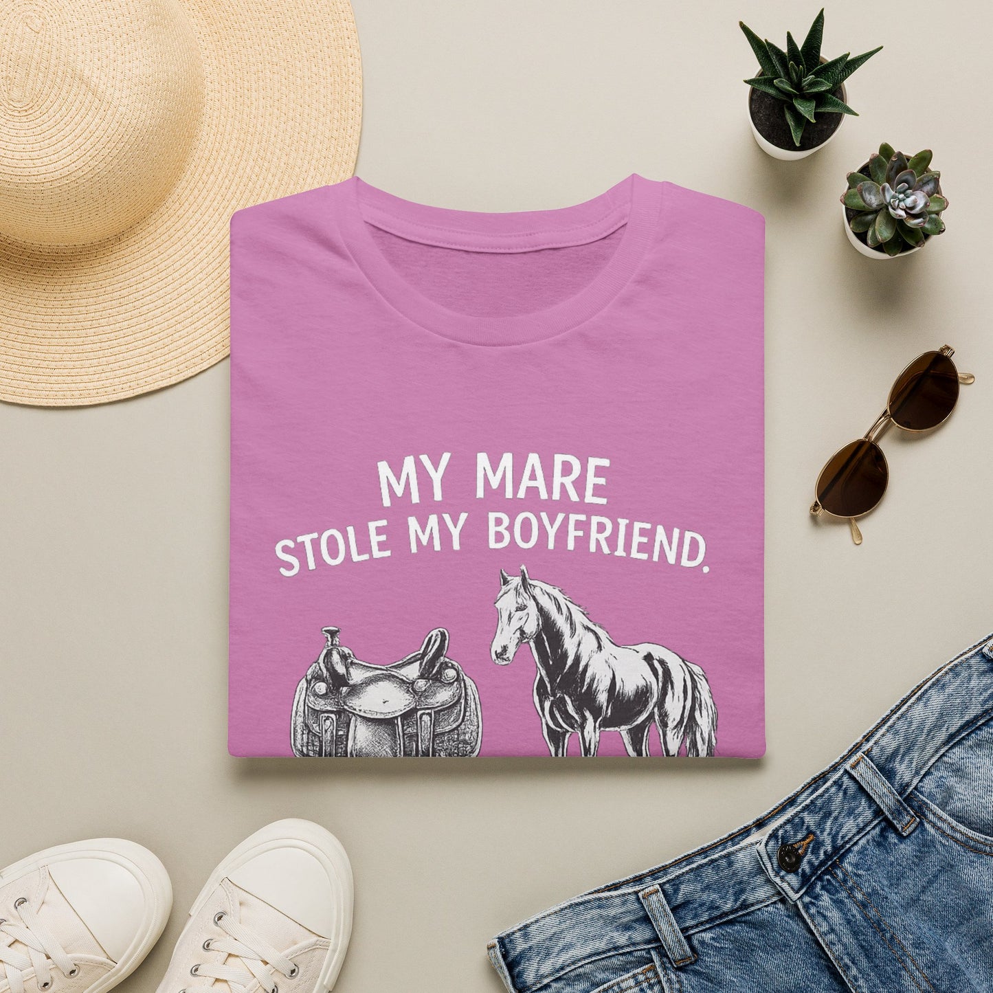 WeBeHorseGirls My Mare Stole My Boyfriend T-Shirt
