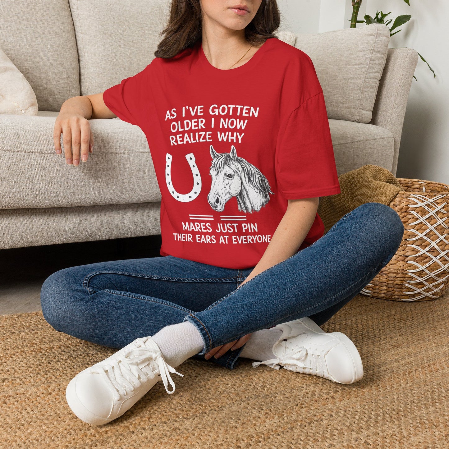 WeBeHorseGirls Why Mares Just Pin Their Ears at Everyone T-Shirt