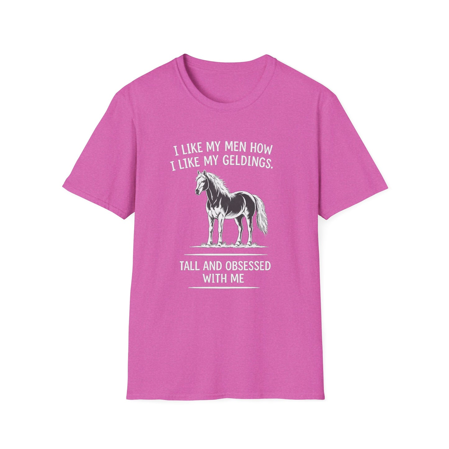 WeBeHorseGirls I Like My Men How I Like My Geldings T-Shirt
