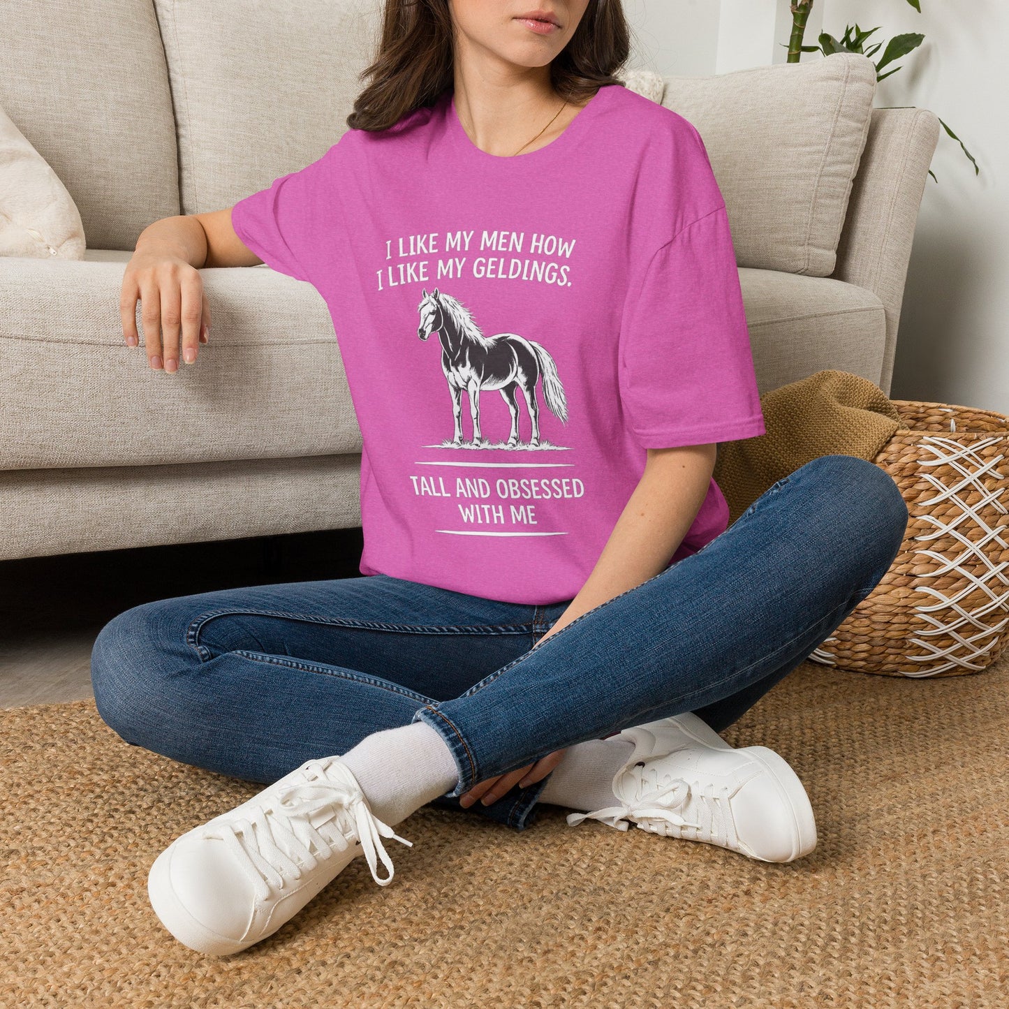 WeBeHorseGirls I Like My Men How I Like My Geldings T-Shirt