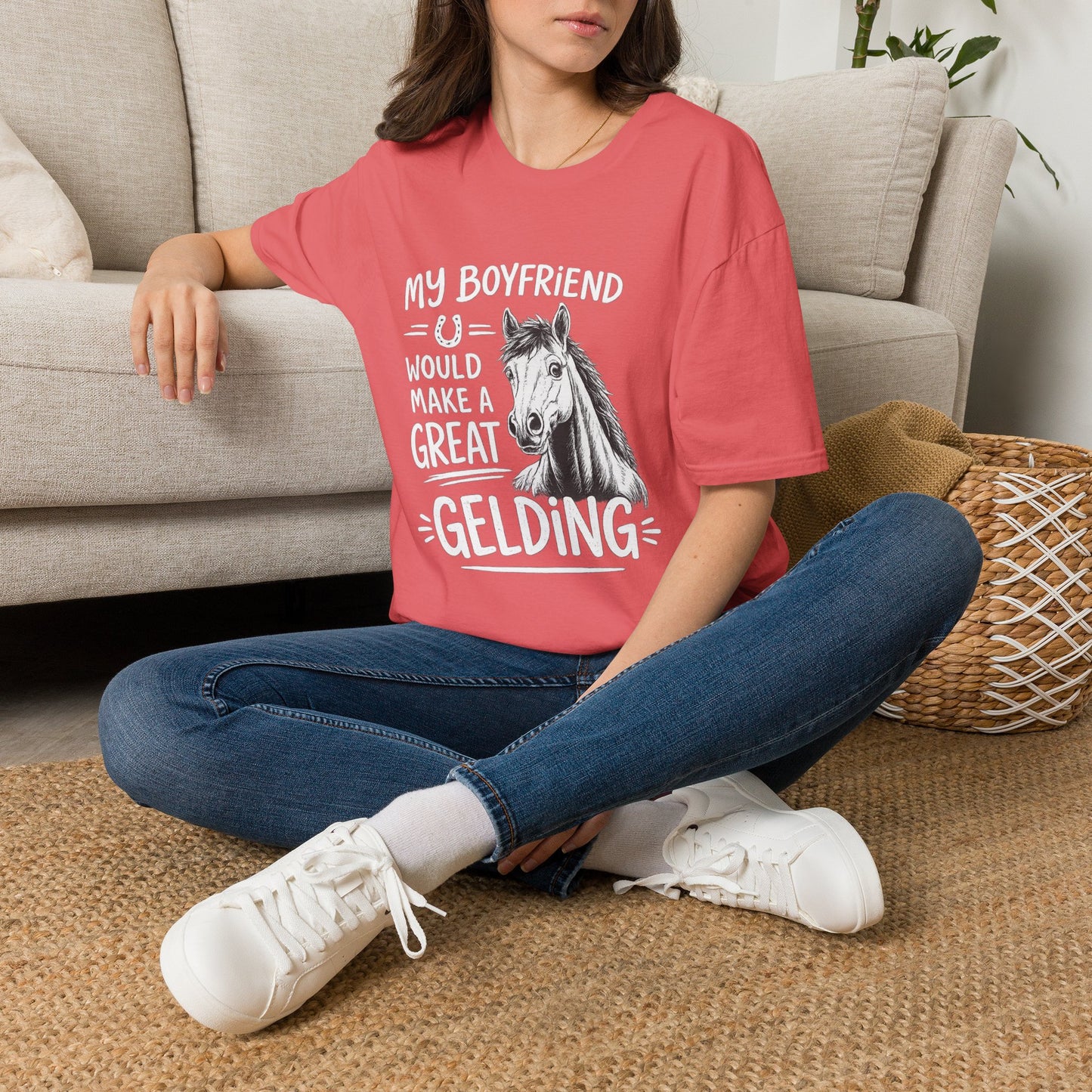 WeBeHorseGirls My Boyfriend Would Make a Great Gelding T-Shirt