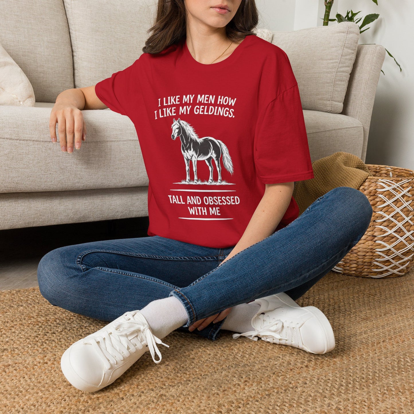 WeBeHorseGirls I Like My Men How I Like My Geldings T-Shirt