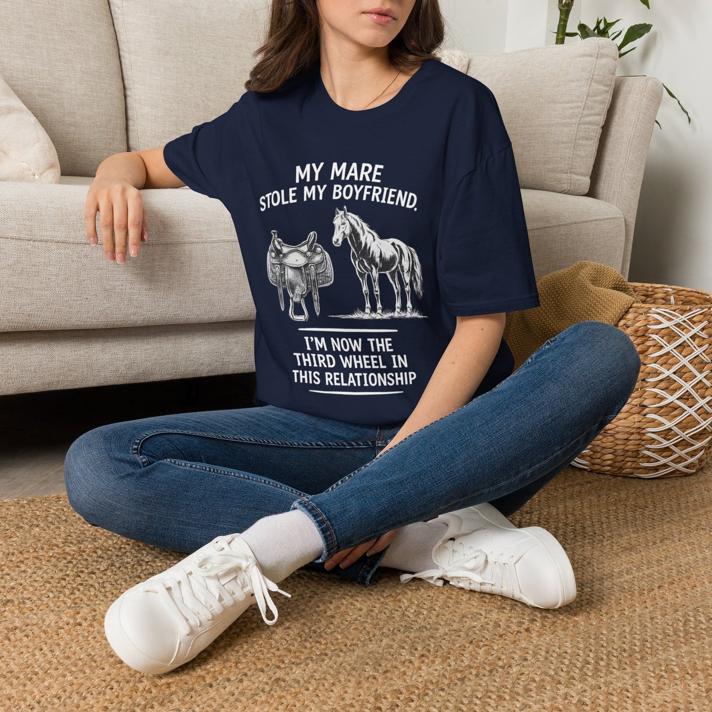 WeBeHorseGirls My Mare Stole My Boyfriend T-Shirt