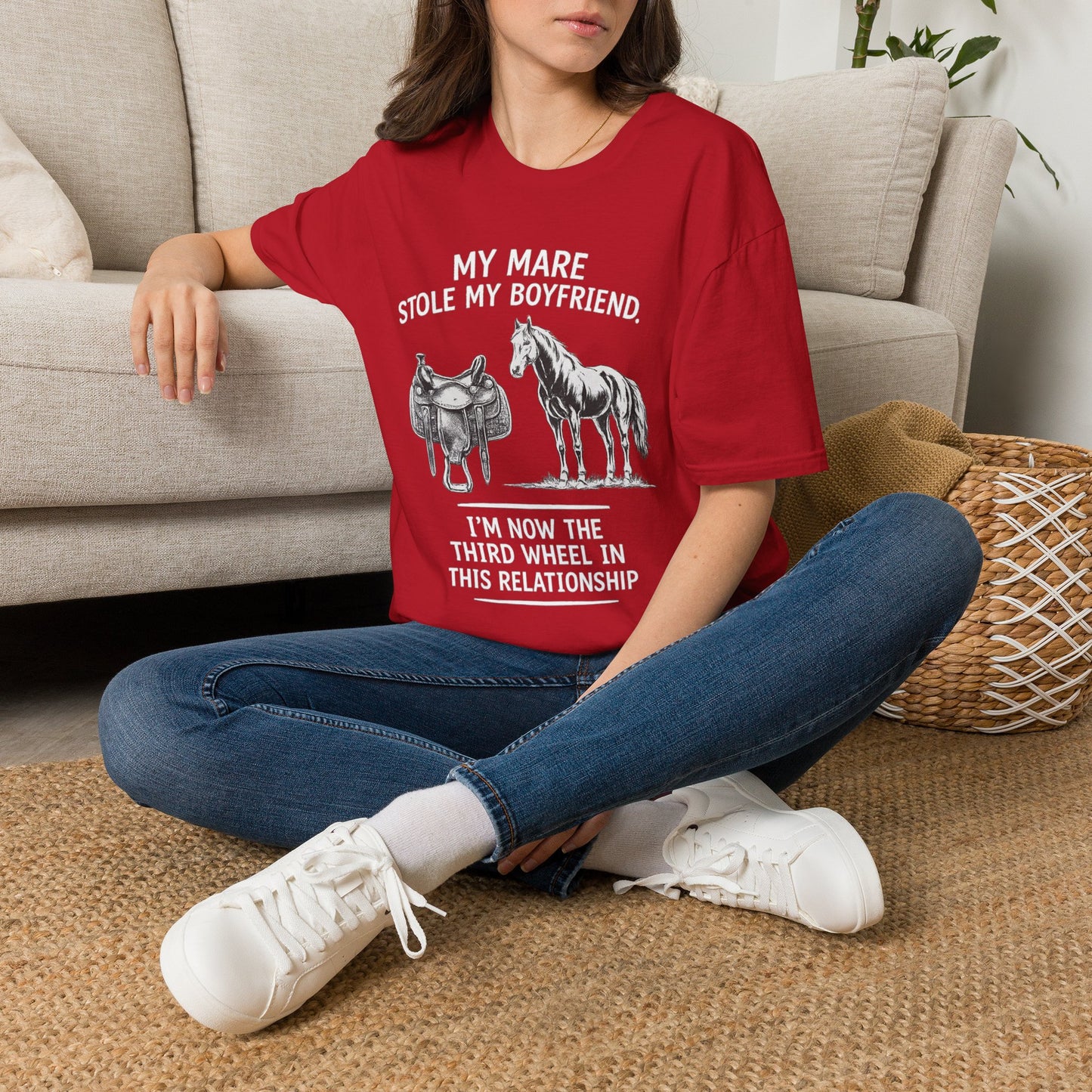WeBeHorseGirls My Mare Stole My Boyfriend T-Shirt