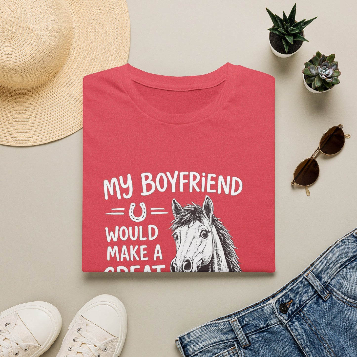 WeBeHorseGirls My Boyfriend Would Make a Great Gelding T-Shirt