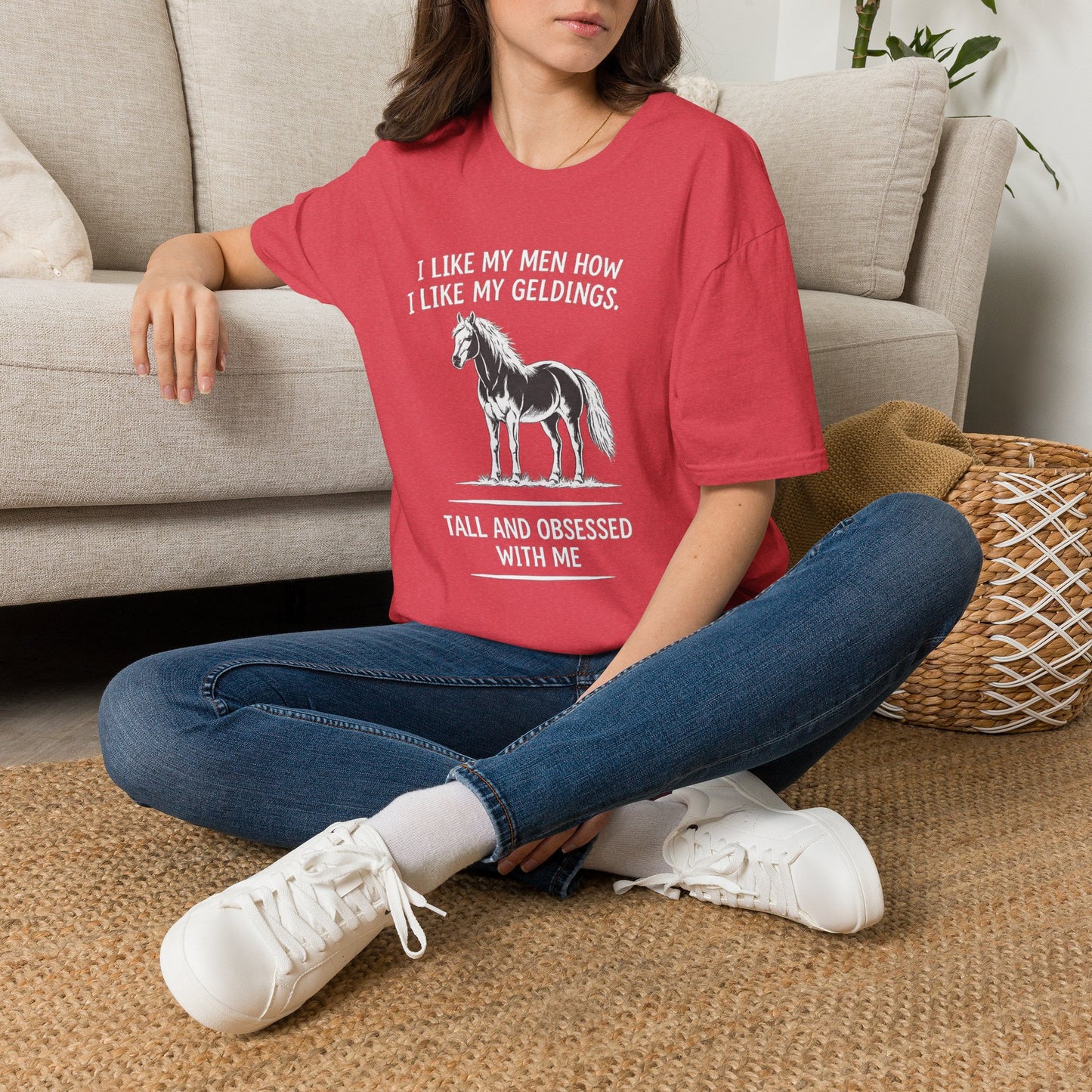 WeBeHorseGirls I Like My Men How I Like My Geldings T-Shirt