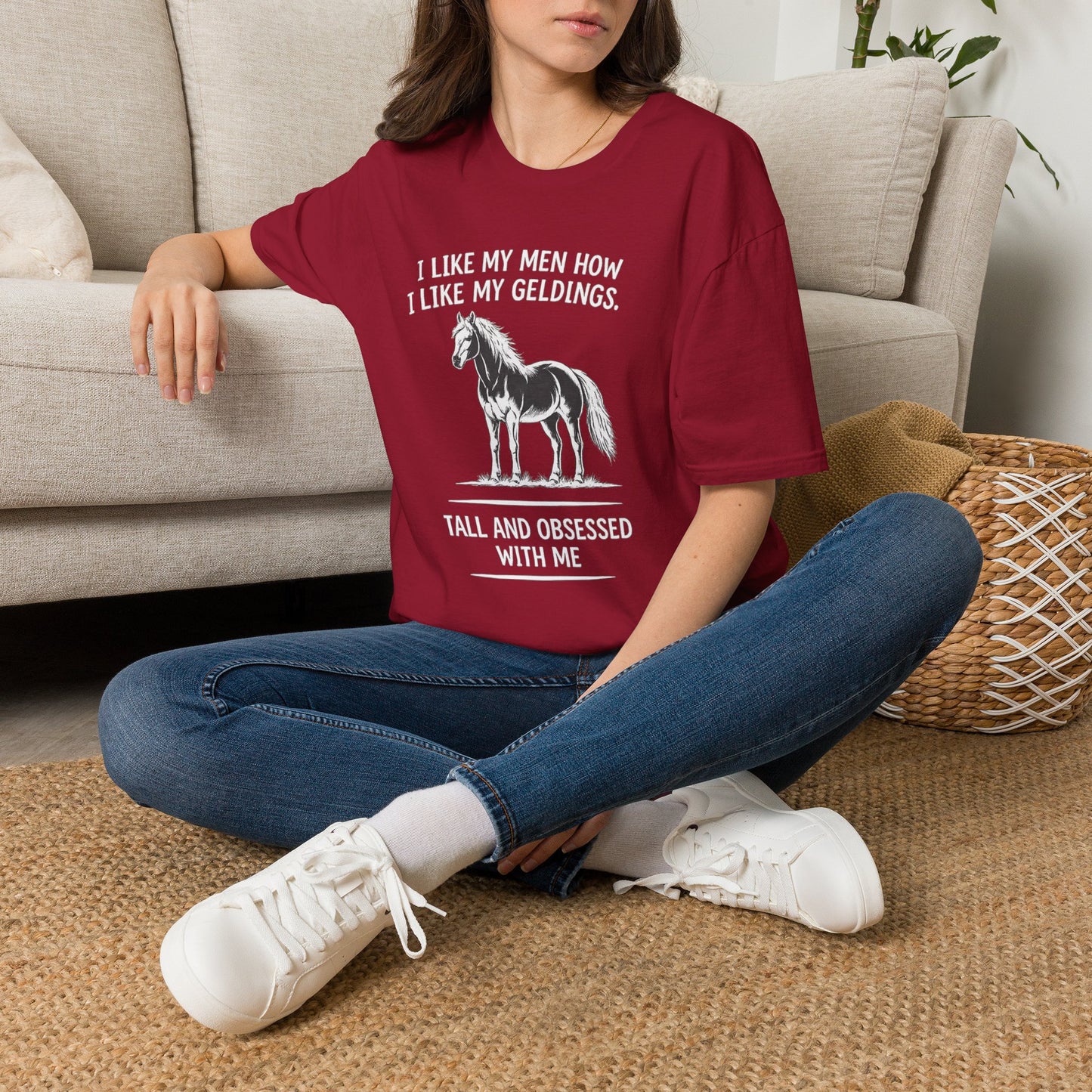 WeBeHorseGirls I Like My Men How I Like My Geldings T-Shirt