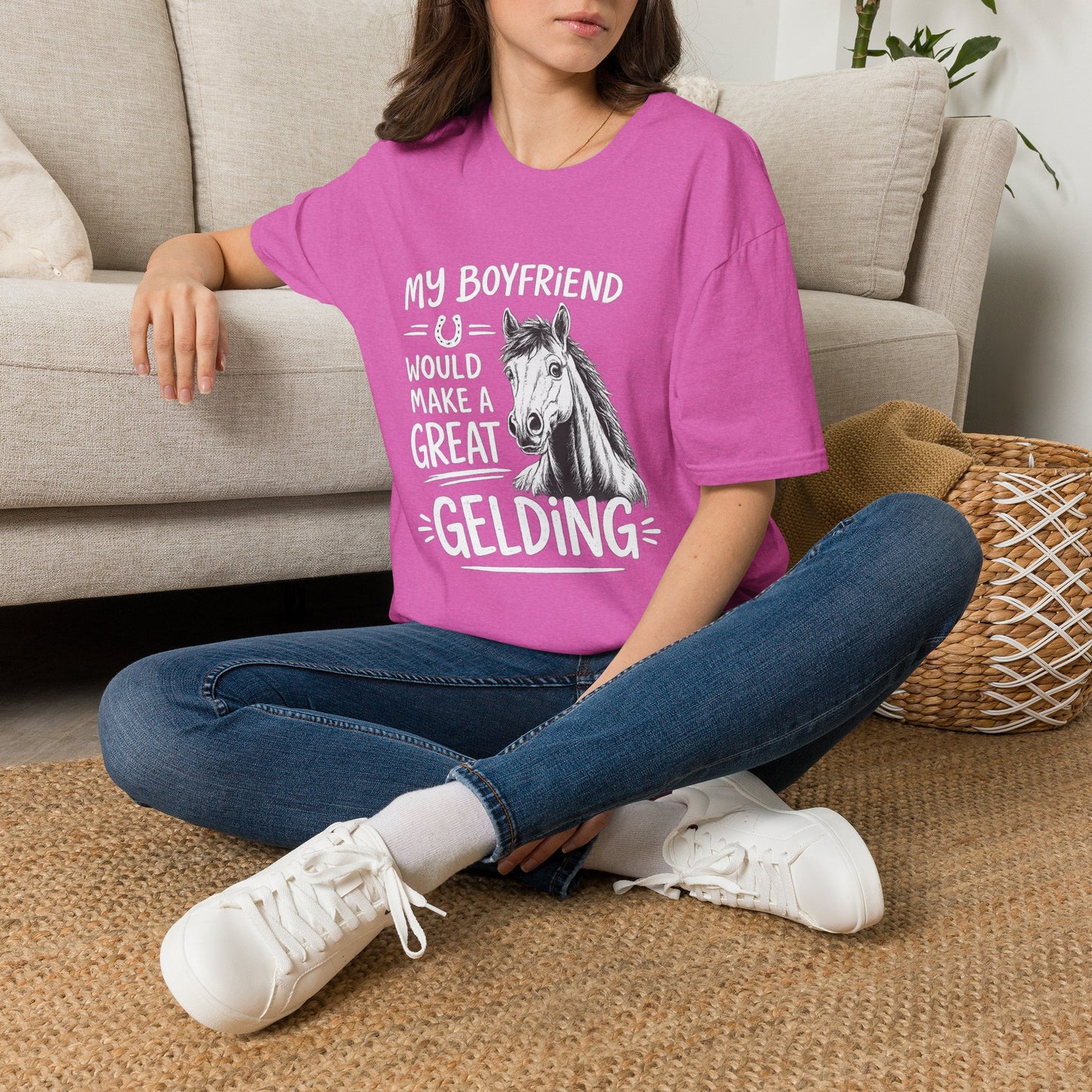 WeBeHorseGirls My Boyfriend Would Make a Great Gelding T-Shirt