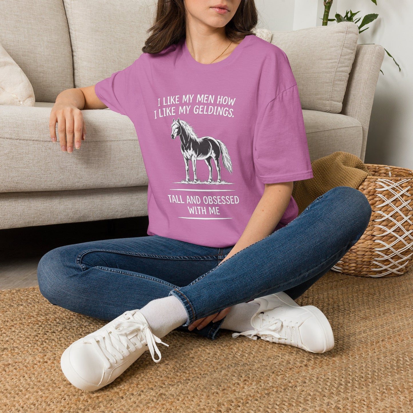 WeBeHorseGirls I Like My Men How I Like My Geldings T-Shirt