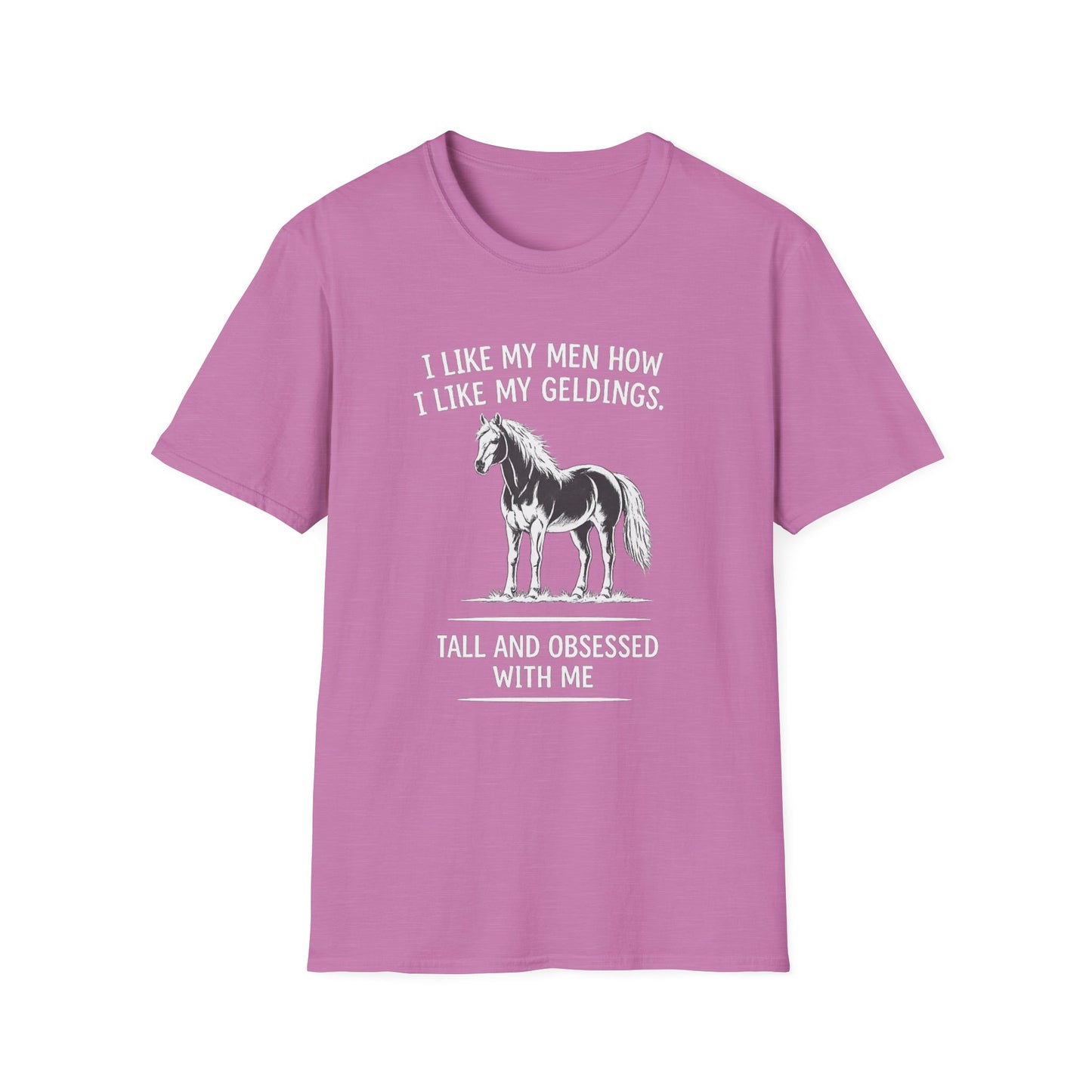WeBeHorseGirls I Like My Men How I Like My Geldings T-Shirt