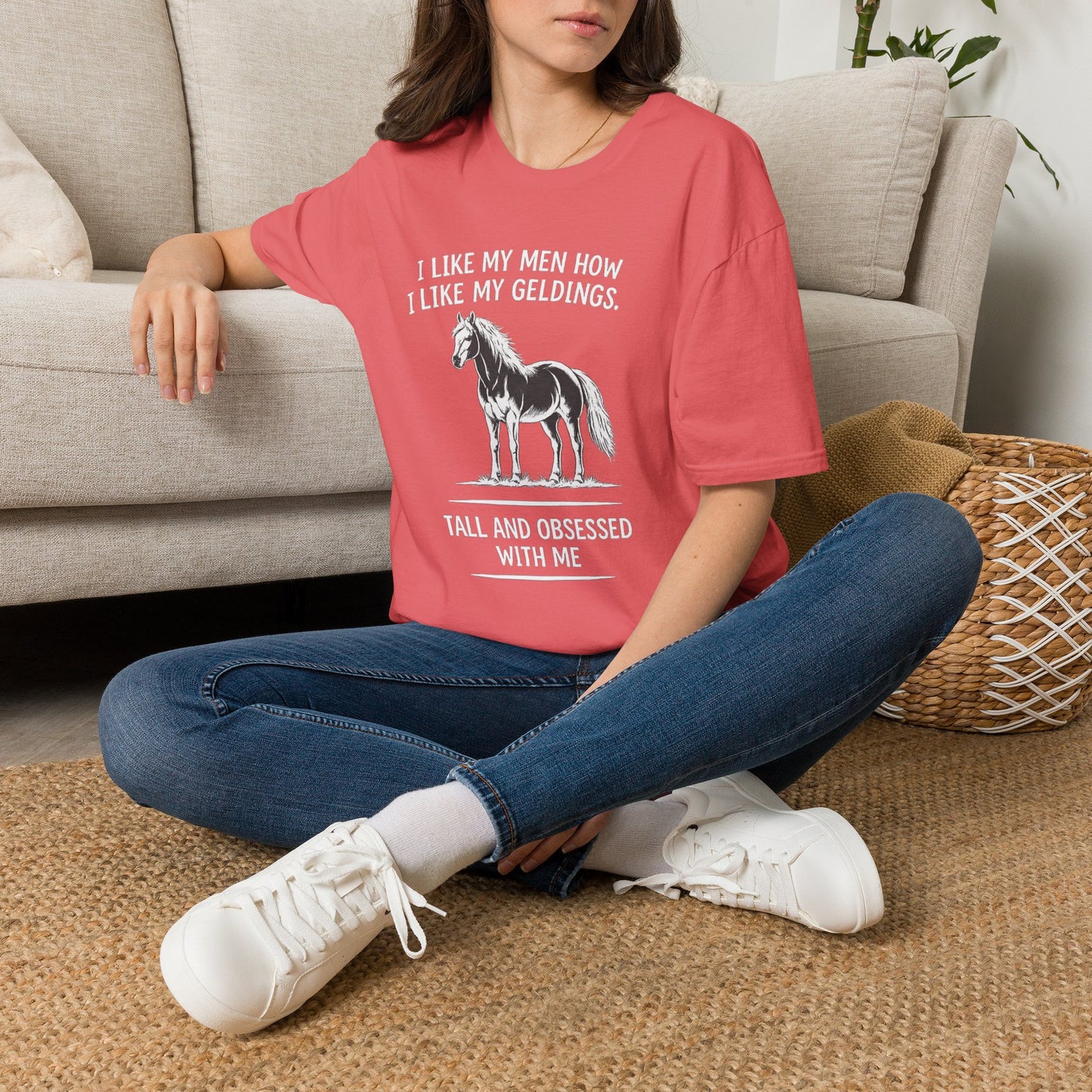 WeBeHorseGirls I Like My Men How I Like My Geldings T-Shirt
