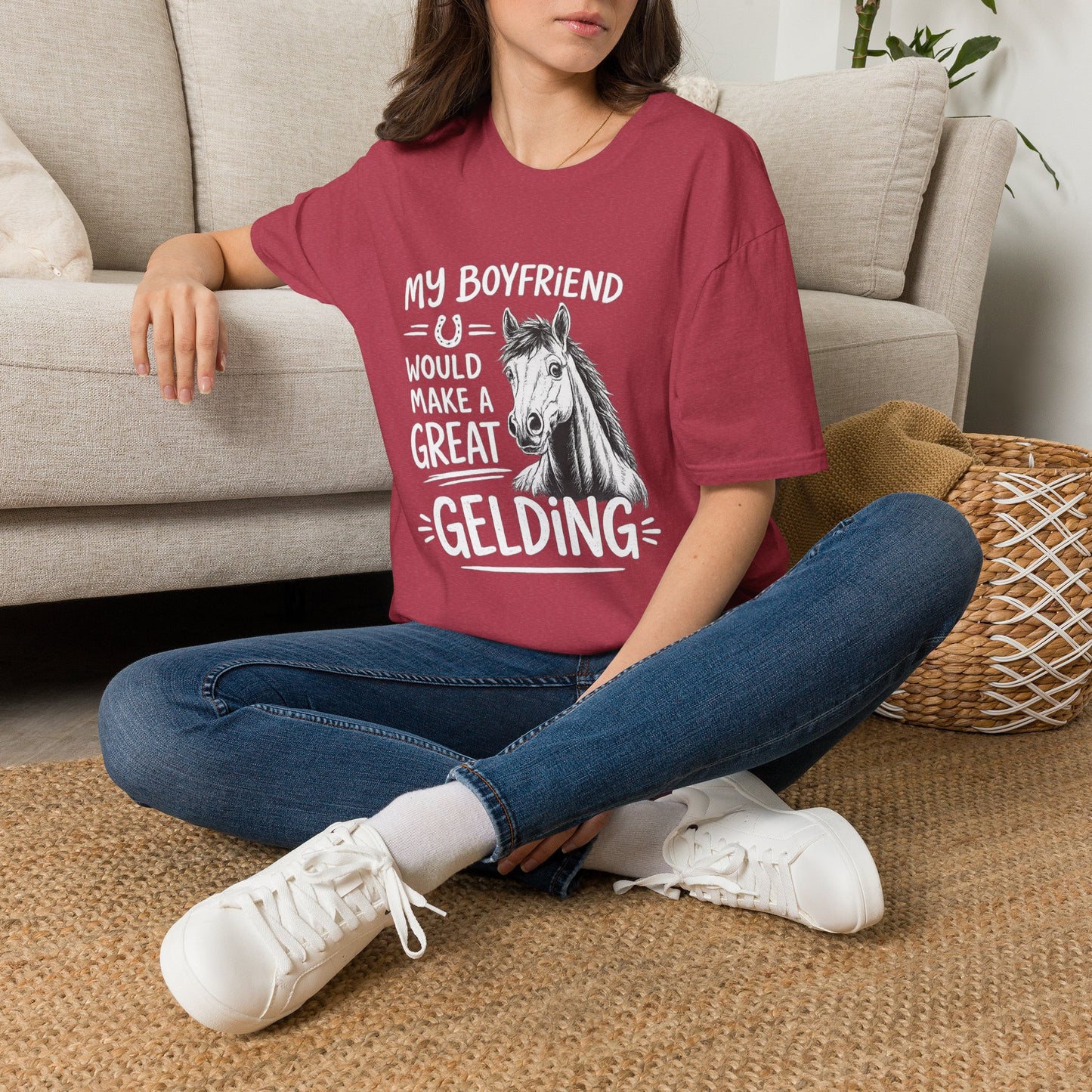 WeBeHorseGirls My Boyfriend Would Make a Great Gelding T-Shirt